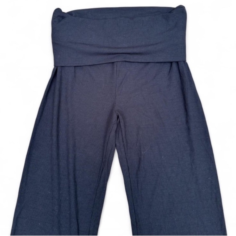 SKIMS *NWT SOFT LOUNGE FOLD OVER PANT | COLOR: ONYX - Picture 6 of 11